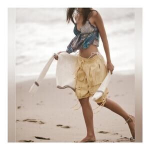 Free People Alix Boho Tank Ocean Combo size XL NWT